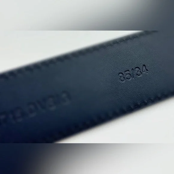 VERSACE Beverly Palm Medusa Leather Belt In Black